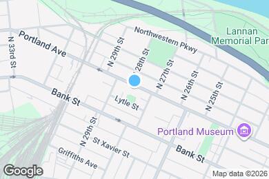 Map image of the property - 2722 Portland Ave