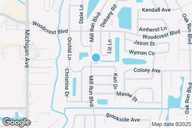 Map image of the property - 1425 Orchid Ln