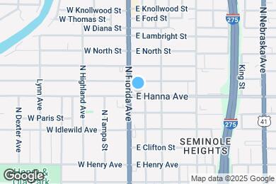 Map image of the property - 106 E Hanna Ave
