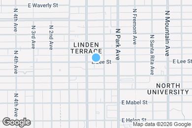 Map image of the property - 826 E Lee St
