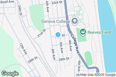 Map image of the property - 2919 5th Ave