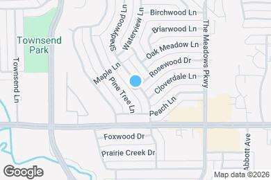 Map image of the property - 1021 Shadywood Ln