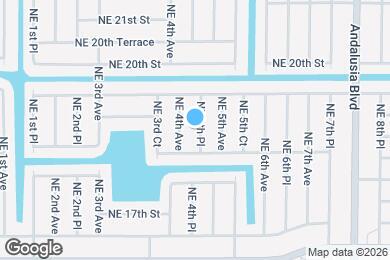 Map image of the property - 1822 NE 4th Pl