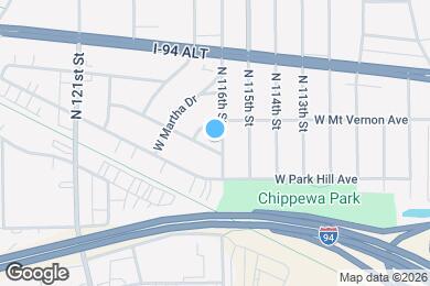 Map image of the property - 251 N 116th St