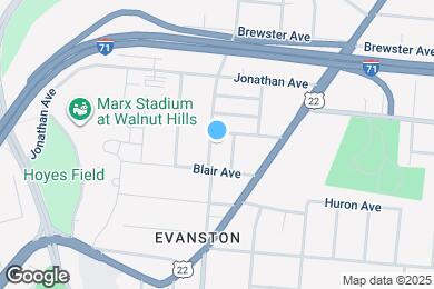 Map image of the property - 3420 Woodburn Ave