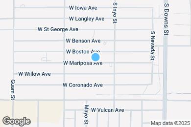 Map image of the property - 1133 W Mariposa Ave