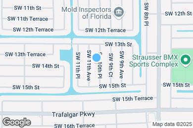 Map image of the property - 1326 SW 10th Pl