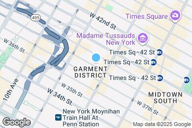 Map image of the property - 362 W 38th St