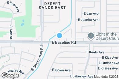 Map image of the property - 7726 E Baseline Rd