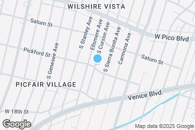 Map image of the property - 1570 S Curson Ave