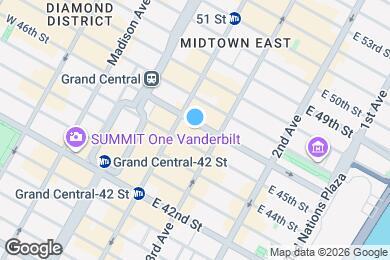 Map image of the property - 150 E 46th St