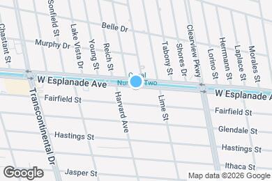 Map image of the property - 4732 W Esplanade Ave