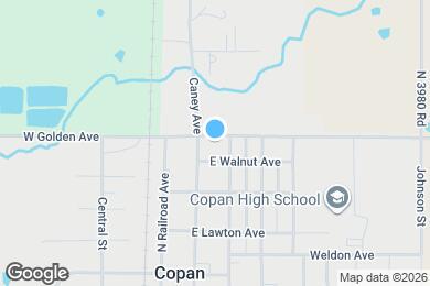 Map image of the property - 416 N Caney St