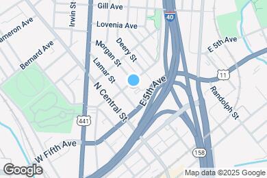 Map image of the property - 625 Morgan St
