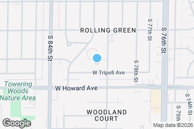 Map image of the property - 8025 W Crawford Ave