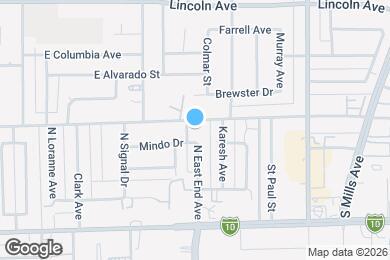 Map image of the property - 700 N East End Ave