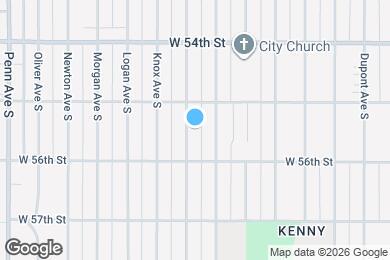 Map image of the property - 5521 James Ave S