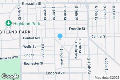 Map image of the property - 1411 Central St