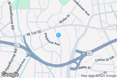 Map image of the property - 1208 W 4th St