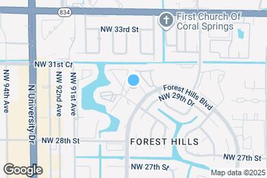 Map image of the property - 8877 NW 28th Dr