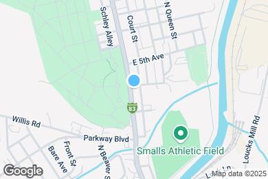 Map image of the property - 739 N George St
