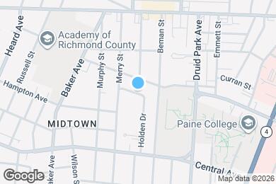 Map image of the property - 1212 Holden Dr