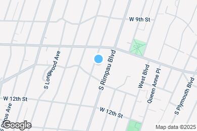 Map image of the property - 1042 S Hudson Ave