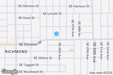Map image of the property - 4421 SE Division St