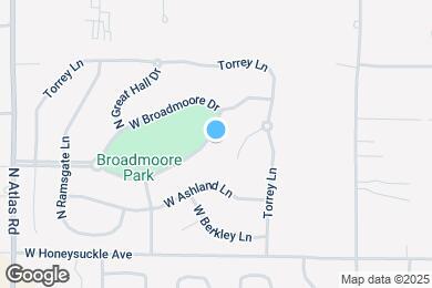 Map image of the property - 2598 W Broadmoore Dr