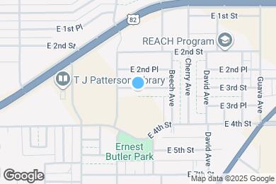 Map image of the property - 2714 E 3rd St
