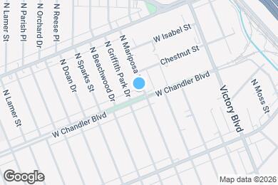 Map image of the property - 1305 W Chandler Blvd