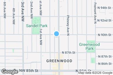 Map image of the property - 8745 Greenwood Ave N