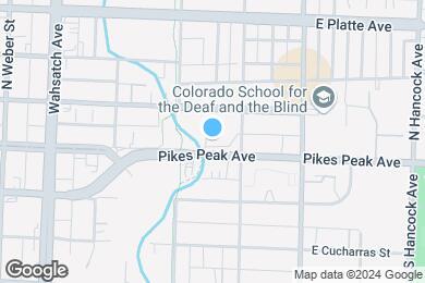 Map image of the property - The Plaza at Pikes Peak