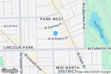 Map image of the property - 560 W Arlington