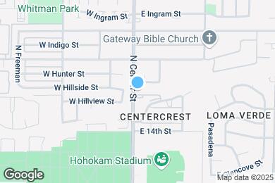 Map image of the property - 1505 N Center St