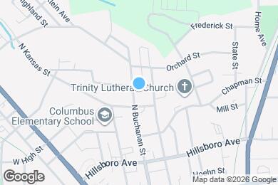 Map image of the property - 418 N Buchanan St