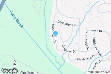 Map image of the property - 8918 Habersham Dr