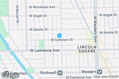 Map image of the property - 2604 W Gunnison St