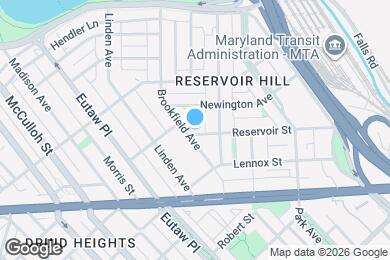 Map image of the property - 2201 Brookfield Ave