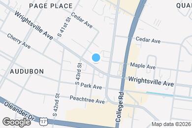 Map image of the property - 4311 Wrightsville Ave