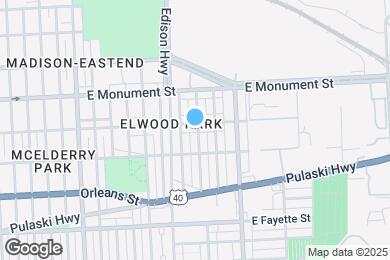 Map image of the property - 3219 McElderry St