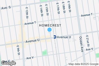 Map image of the property - 1BR 1BA Pre War Charmer in Homecrest Brooklyn