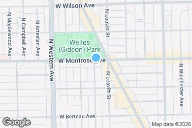 Map image of the property - 4351 N Bell Ave