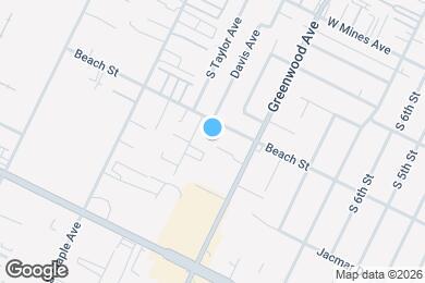 Map image of the property - 812 S Taylor Ave