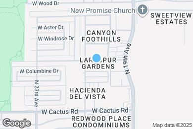 Map image of the property - 12445 N 21st Ave