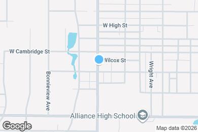 Map image of the property - 658 S Rockhill Ave