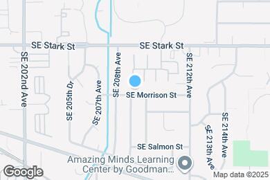Map image of the property - 20901 SE Morrison St