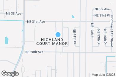 Map image of the property - 2911 NE 9th St