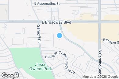 Map image of the property - 8450 E Old Spanish Trail