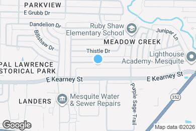 Map image of the property - 1112 Paintbrush St